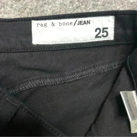 Rag & Bone Skinny Black Jeans - Picture 6 of 10